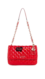 Guess Red Quitted shoulder bag