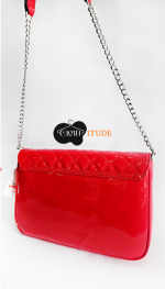 Guess Red Quitted shoulder bag - Image 3