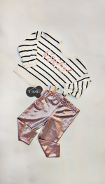 2n1 viola inscribed design 2piece girls set - Image 2