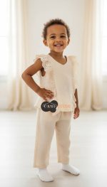 3 pieces girls sets (Linen)