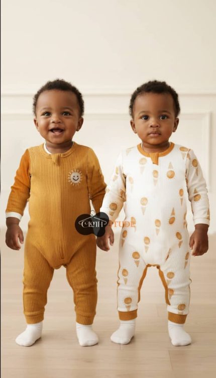 2n1 unisex baby bodysuits with zipper
