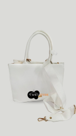 ALDO Vintage White Flower printed satchel Bag  - Image 2