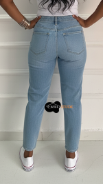 Boohoo blue crazy Jeans - Image 2