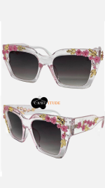 Oversized vintage retro style sunglasses . - Image 2