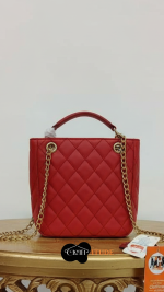 Justfab red faux leather bag - Image 2