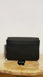 justfab women black/woven clutch purse with gold hardware - Image 2