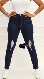 Boohoo Crazy Blue Jeans