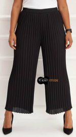 NYC plisse palazzo pant