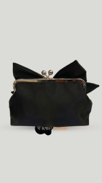 ISAAC MIZRAHI Satin Clutch Purse - Image 2