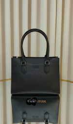 Guess Black printed satchel Bag 