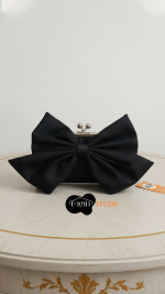 ISAAC MIZRAHI Satin Clutch Purse